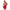 SUBBLIME - 954123 BABYDOLL CON DISEGNO FLOREALE ROSSO S/M