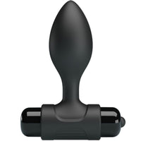 PRETTY LOVE - PLUG ANALE VIBRANTE 10 VIBRAZIONI NERO